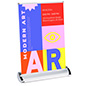 Desktop banner stands with 8x11 graphics