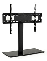 Adjustable Tabletop TV Stand | Black Finish Steel