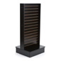 Slatwall Kiosk, I-Shaped, Double Sided - Black - Image 5