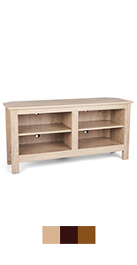 49-inch wooden TV entertainment center with durable construction