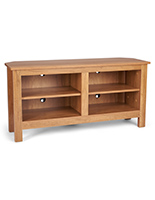 49-inch wooden TV entertainment center with particle board construction