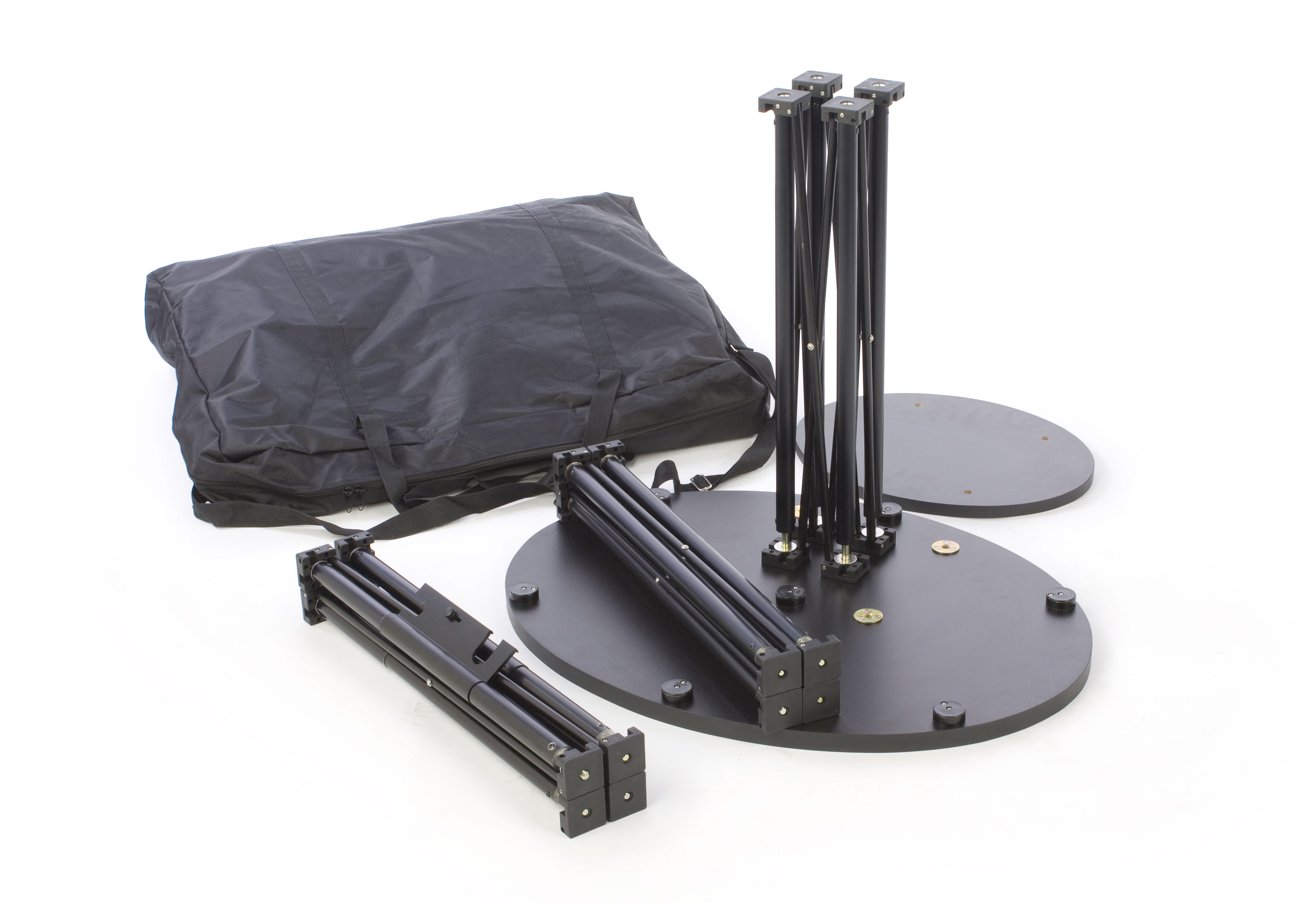 Portable Truss TV Stand Fits Monitors up to 60", Easy Disassembly, Case - Image 4