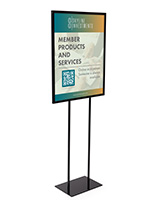 Poster Display Stands  Commercial Floor Standing Sign Holders