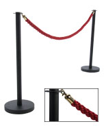 VIP Red Rope with (2) Black Posts