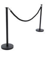 Black Queue Rope with (2) Posts