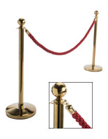 Red Rope with (2) Posts