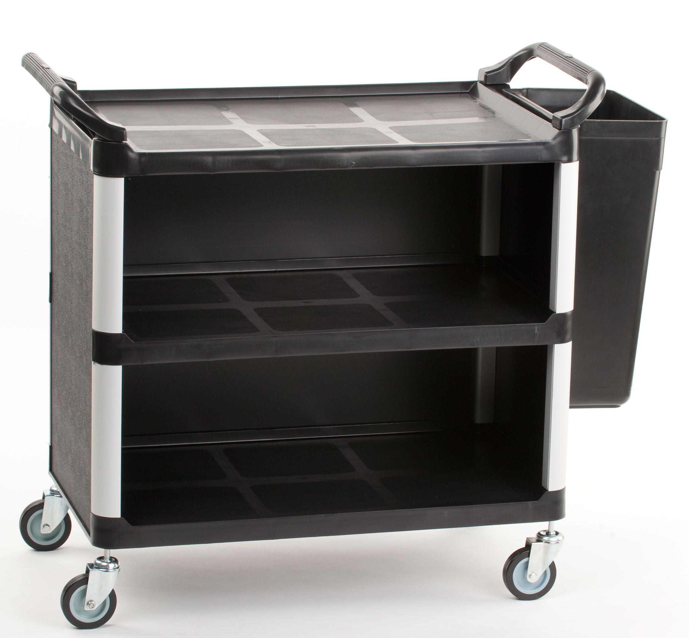 CC11TH03 - Bussing Cart Trash Bin 7 Gallon - Black