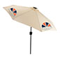 Commercial Patio Umbrella with Beige Canopy