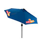 LED Solar Patio Umbrella with Bluetooth Speaker and Custom Printed Canopy