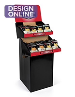 Black Custom Cardboard Display