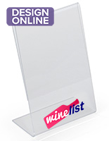 Custom 4 x 6 Slant Back Ad Frame