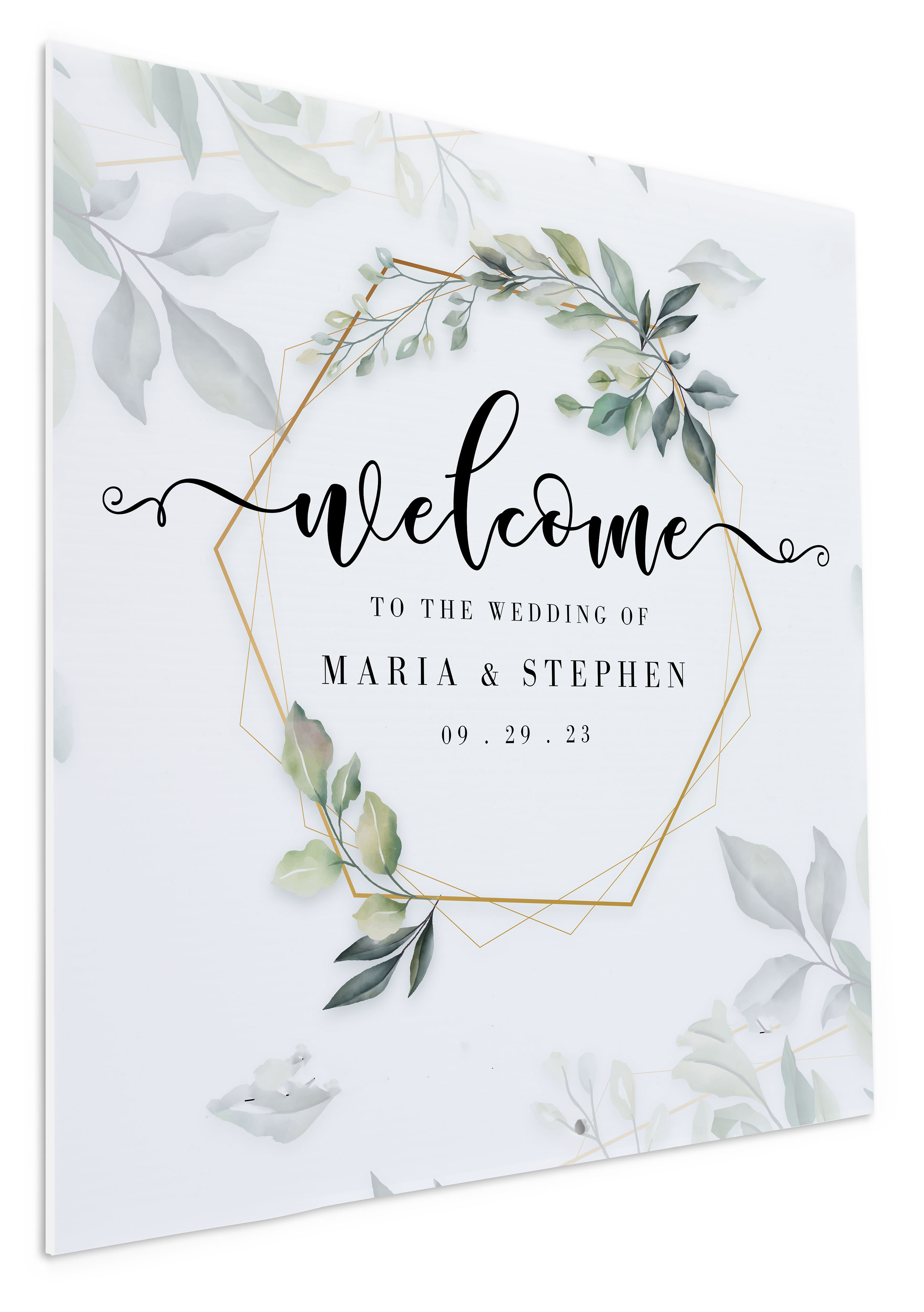 Custom Wedding Foam Board Poster Sign – Voila Print Inc