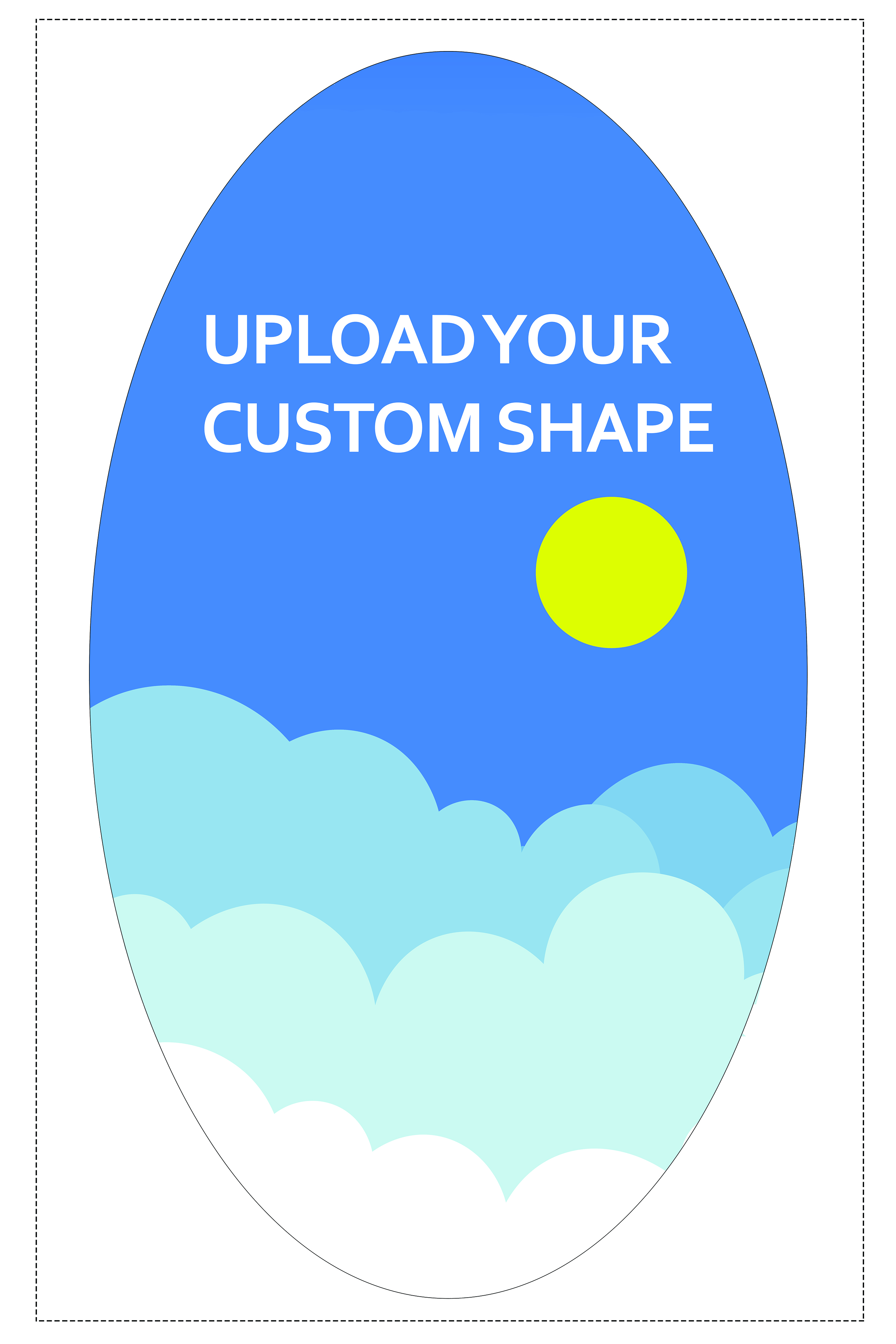 Custom Foam Board Signs - Print Your Own Design, 3/16" Thick, Circle Shape 24x24 Inches, Great For Weddings, Events, Presentations