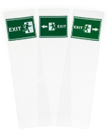 Double-sided 10.5x9 replacement exit graphics for FSSS4812EX1