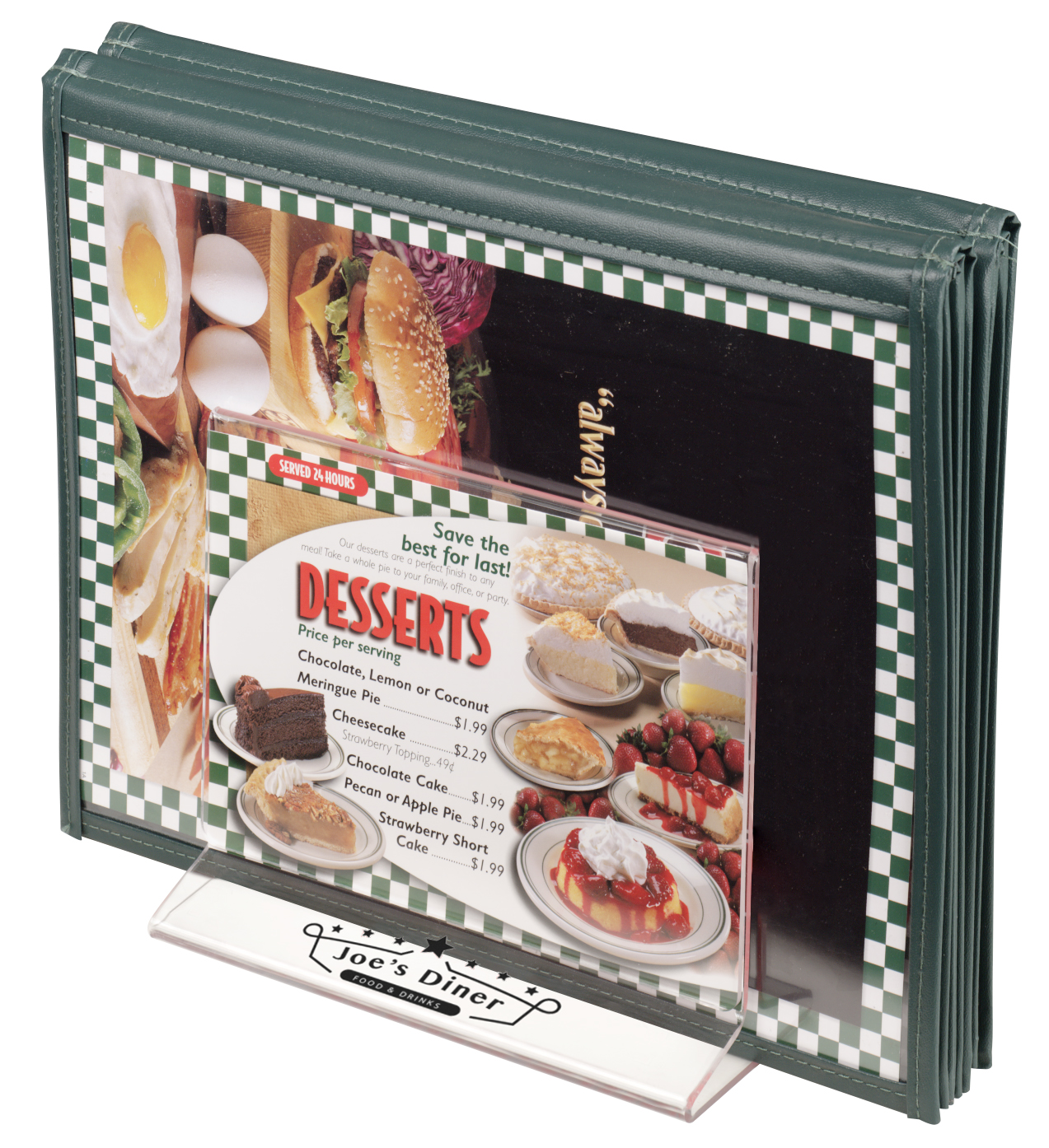 What Is Menu Rack Customized Tabletop Menu Holder Rack | Acrylic w/ Printed Base ...