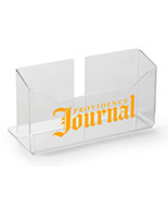 Printed Acrylic Tabletop Newspaper Holder