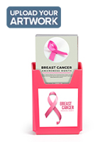 Solid Pink custom acrylic brochure holders