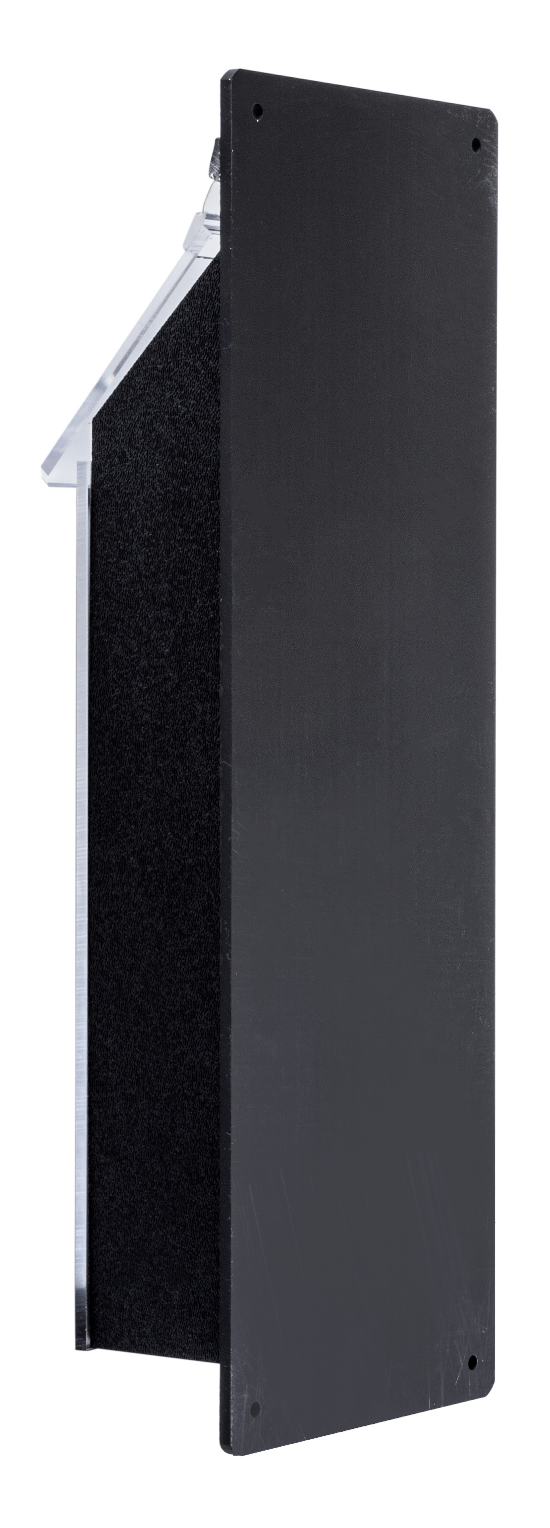3-Pocket Outdoor Acrylic Brochure Wall Rack, Custom Printed, Clear - Multiple Sizes - Image 2