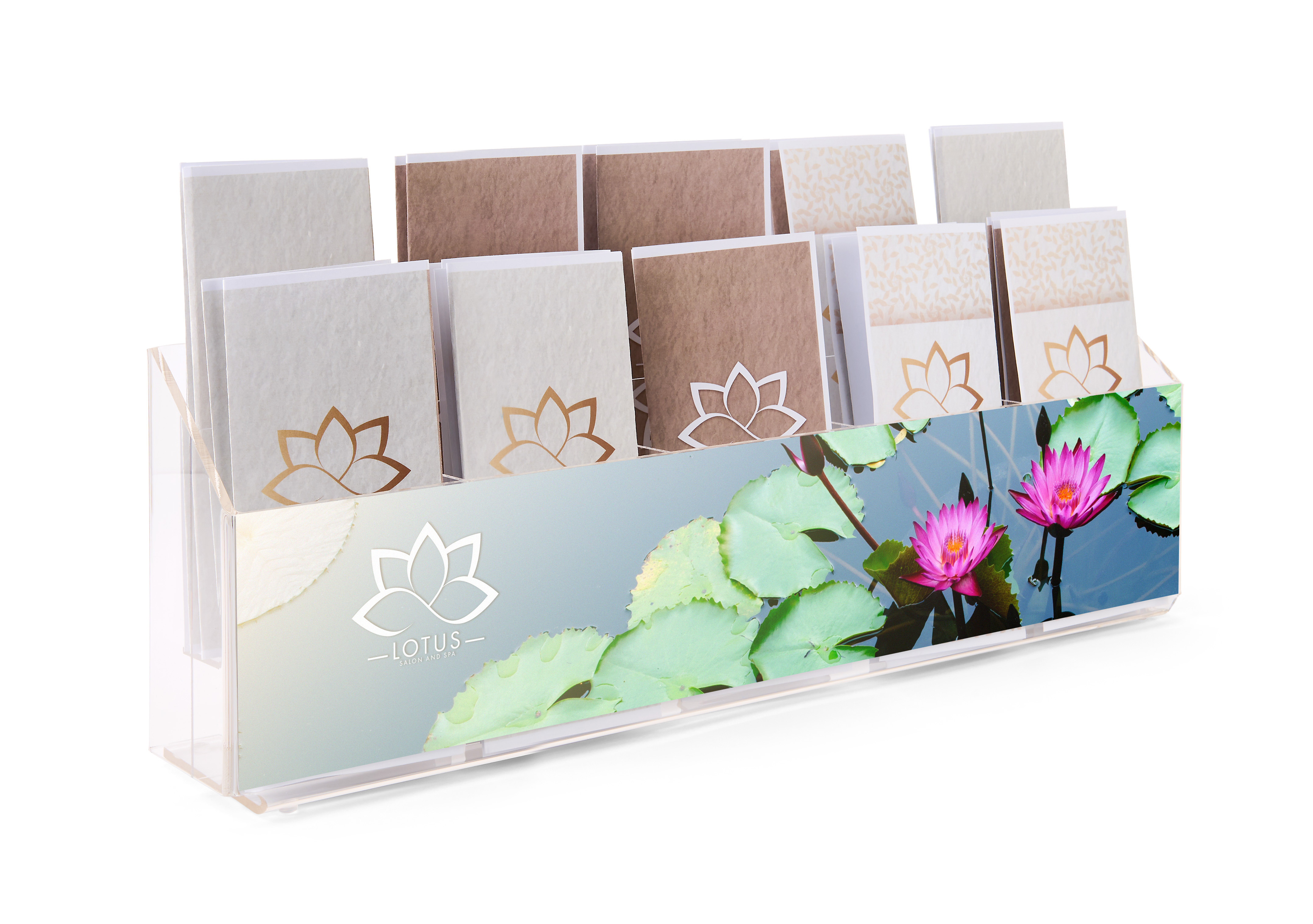Brochure Holder, Wall or Tabletop, Custom Full Color Printing - Image 2