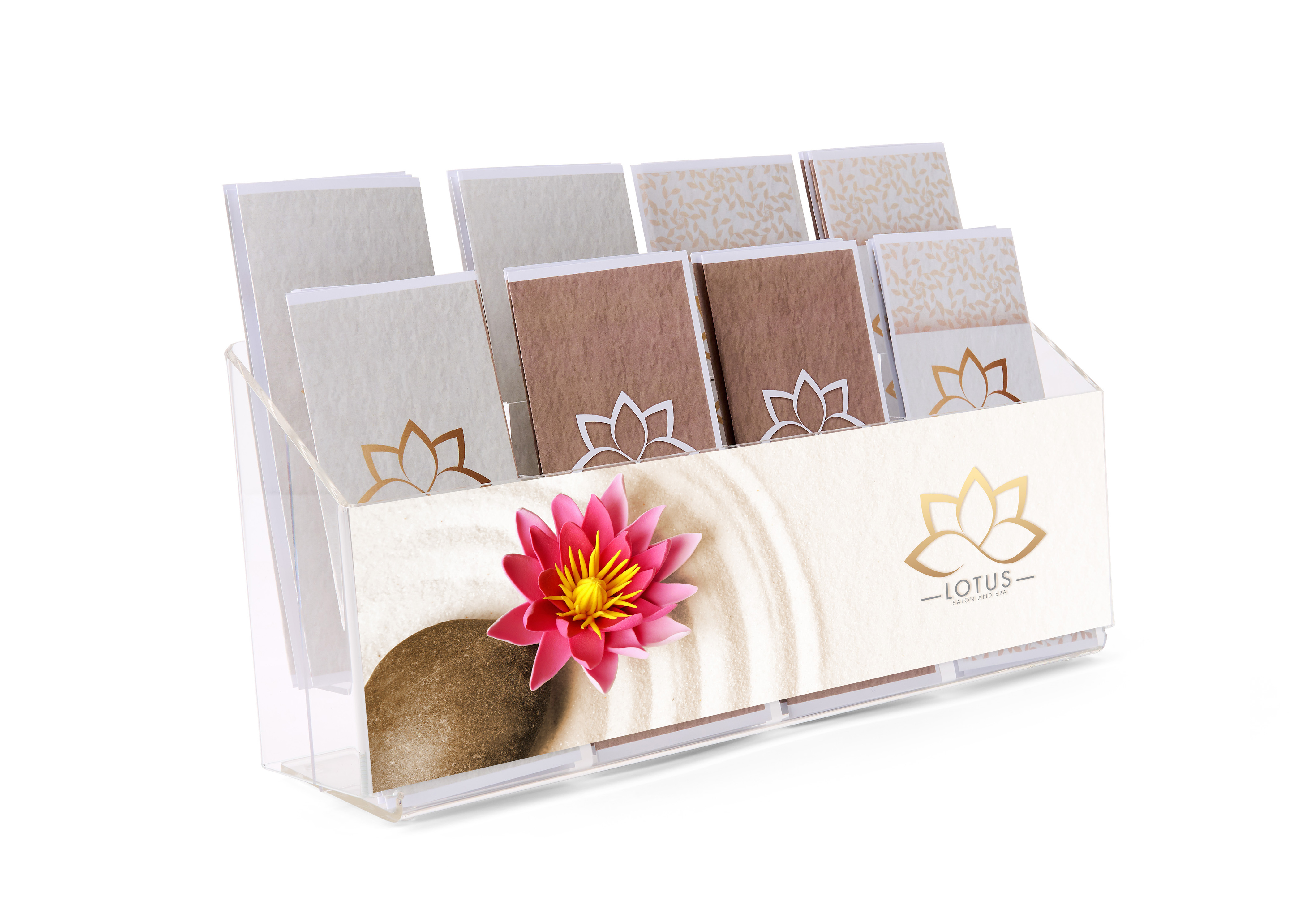 Brochure Holder, Wall or Tabletop, Custom Full Color Printing - Image 2