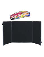 Project Display Board with Printed Header & Black Fabric