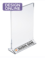 Custom UV Printed Countertop Menu Card Holder