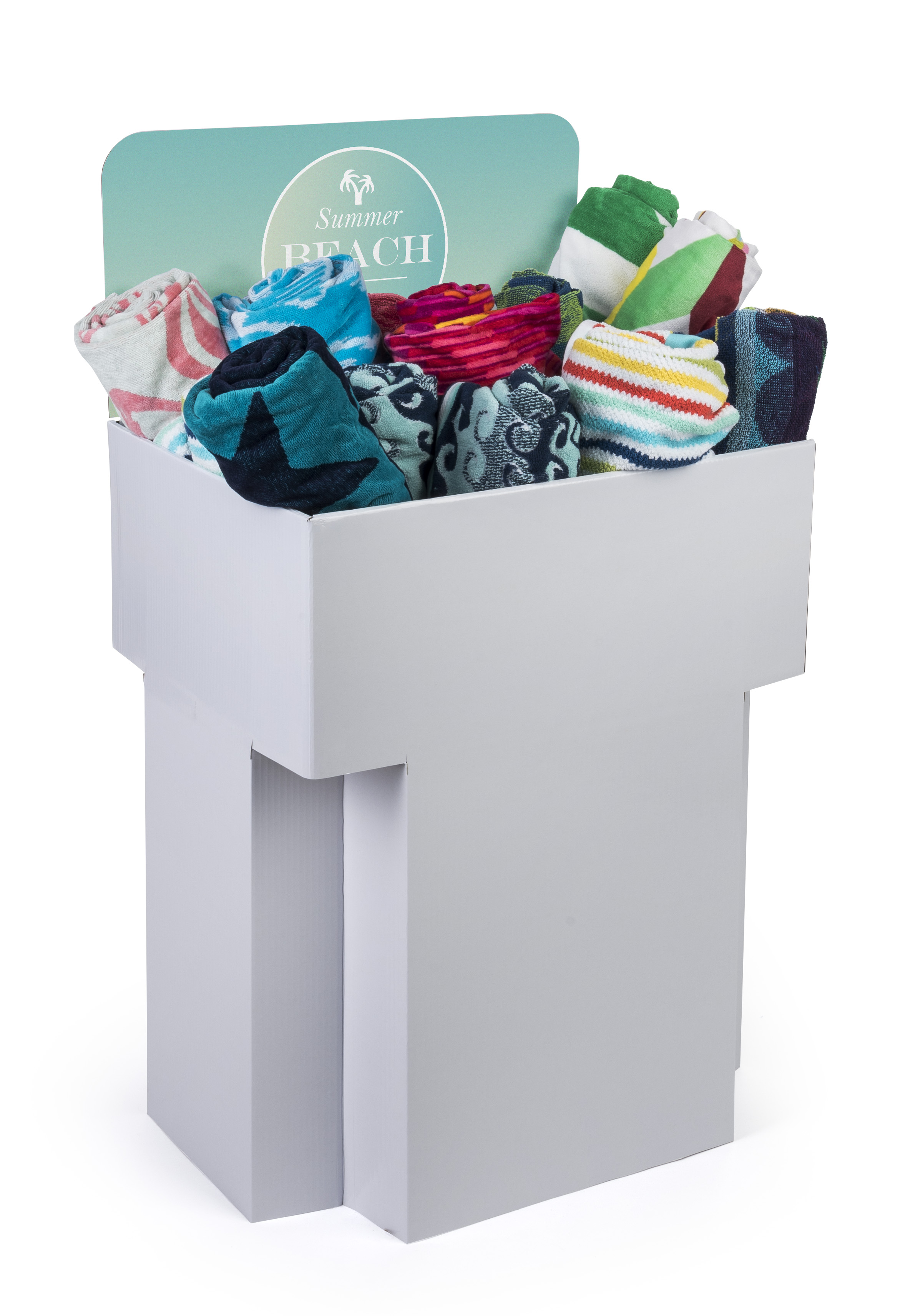 Customized Cardboard Dump Bin Displays | Personalized Graphics ...