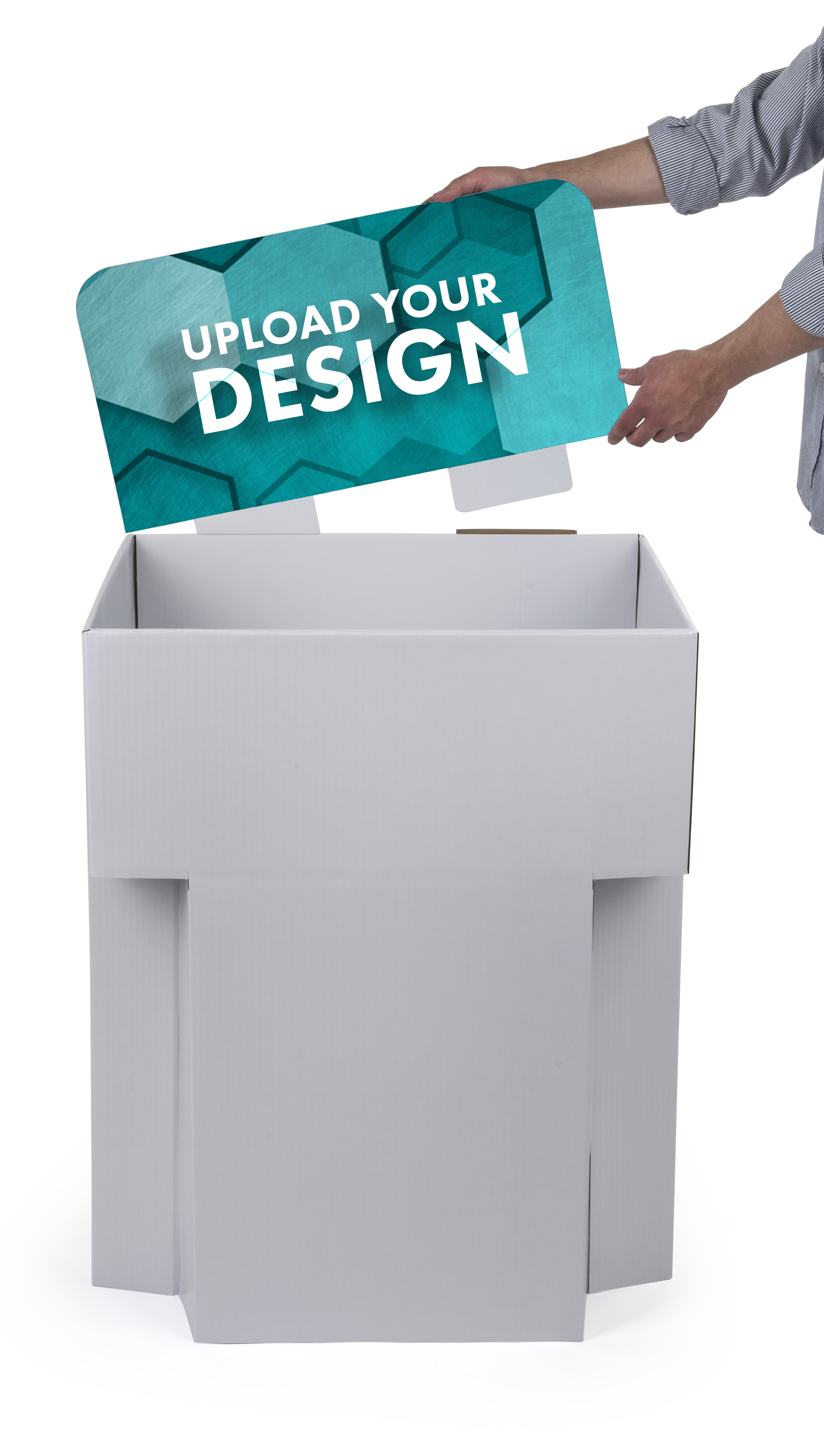 Customized Cardboard Dump Bin Displays | Personalized Graphics ...