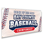Custom vinyl hanging banners for indoor or outdoor use