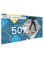 84in wide by 42in tall custom vinyl hanging banners