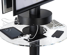 Phone charging stations are great for events