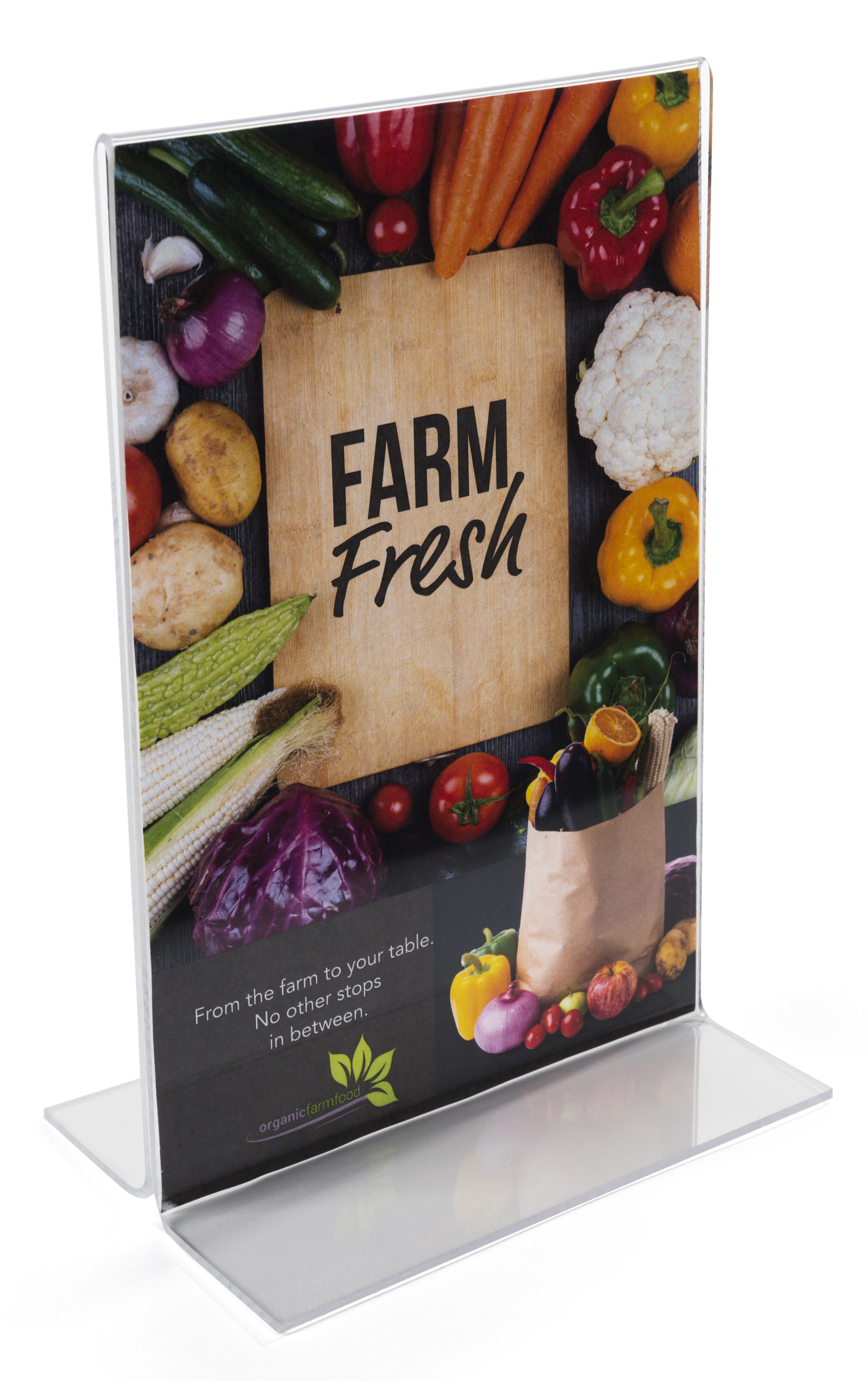 menu signage for restaurant tables