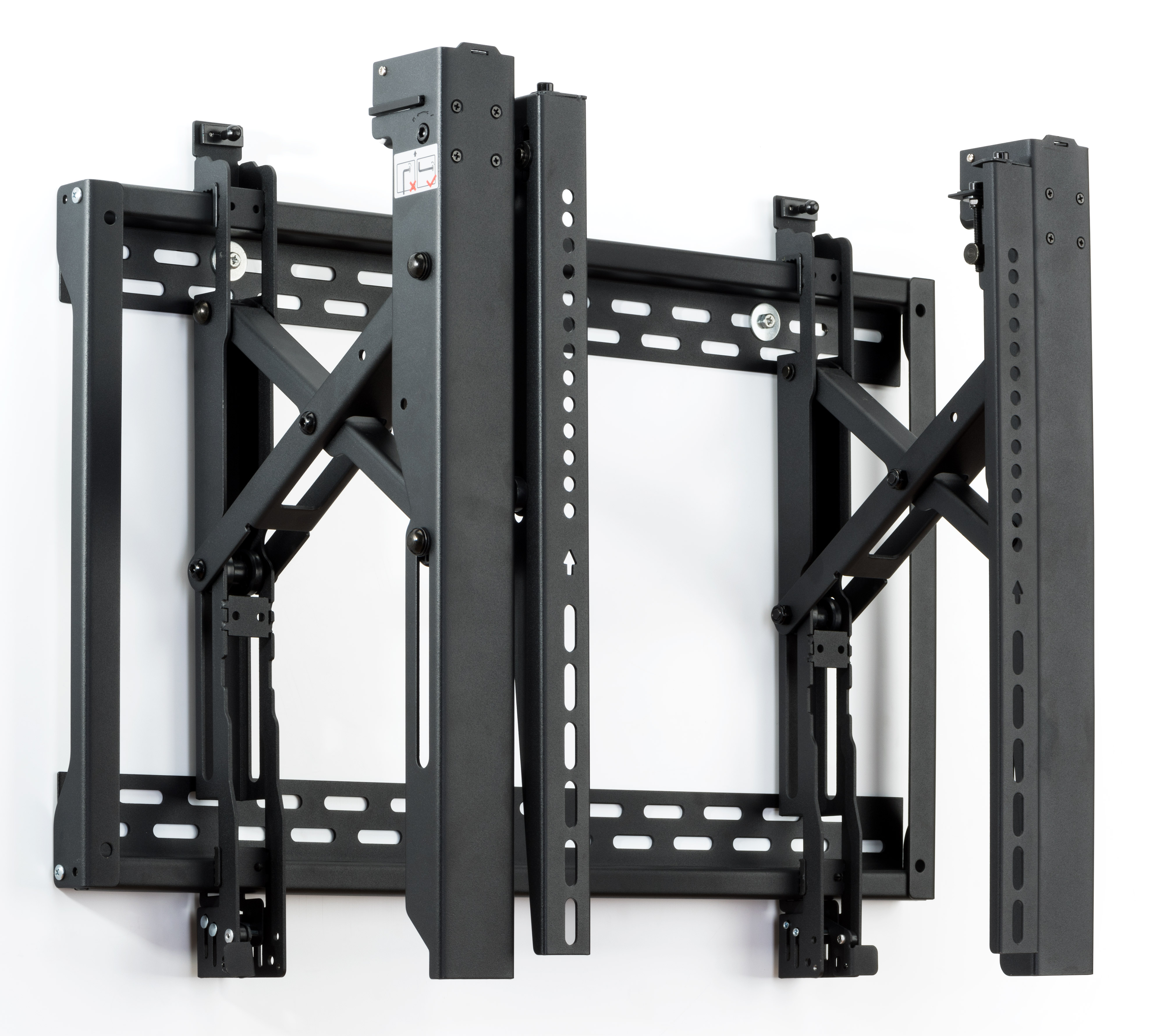 TV Wall Mounts for 45” to 70” Monitors, Pop-Out - Black