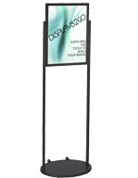 DURA Portable Poster Sign Holder Stand (for 18x24 Posters)