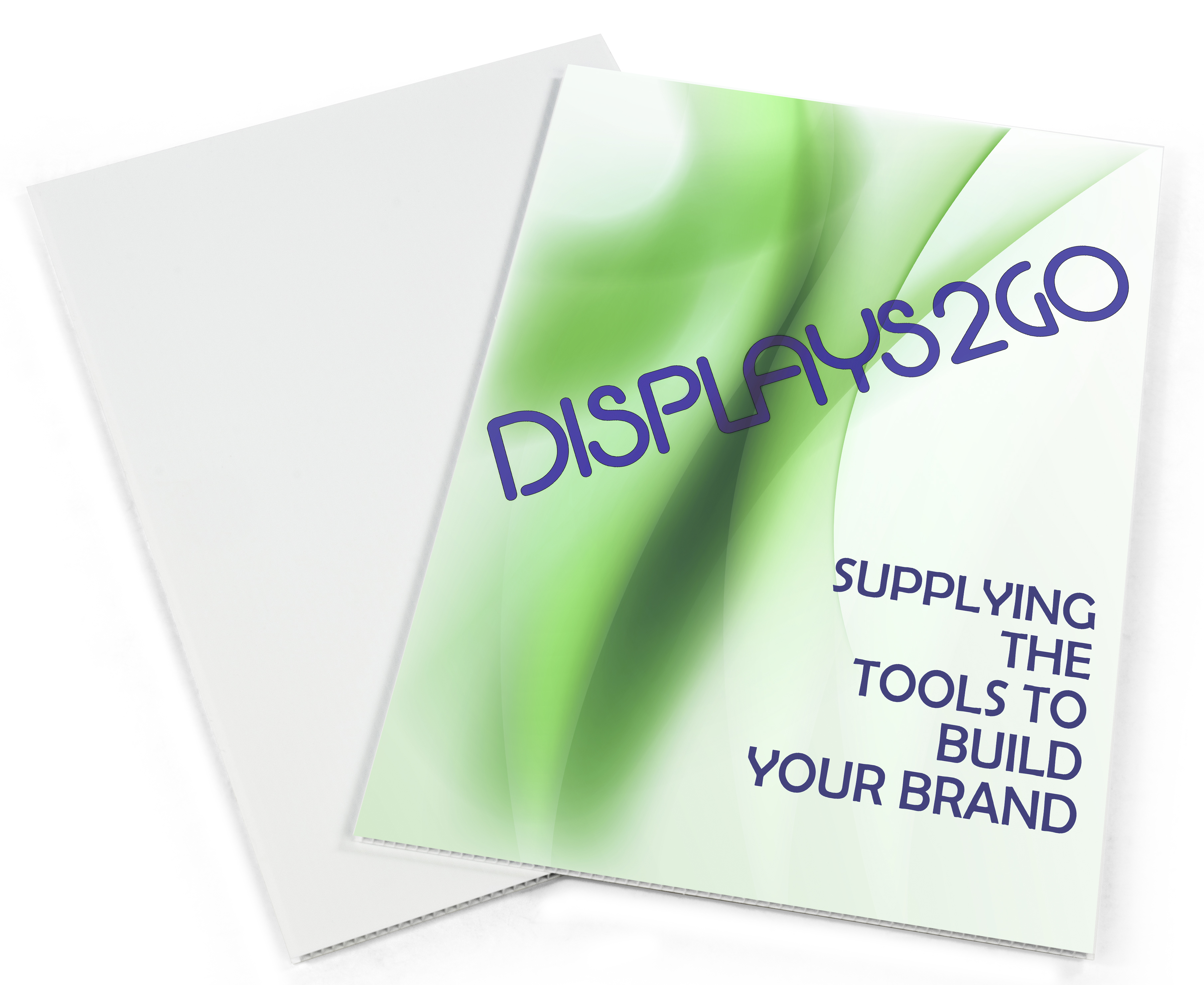 Panel Sign Base Weighted Sign Base | Includes Two 24 x 36 Panels | Displays2Go