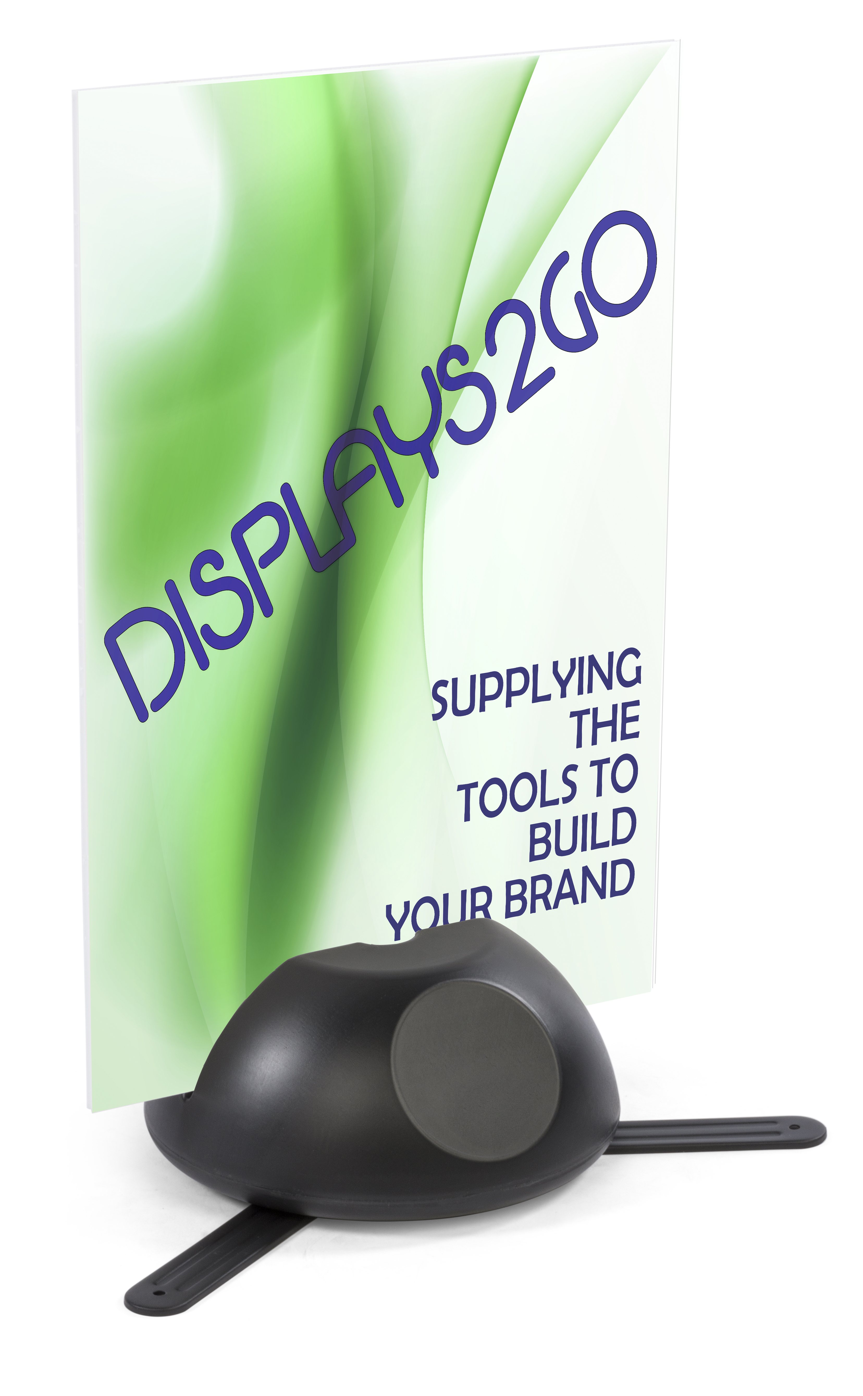 Panel Sign Base Weighted Sign Base | Includes Two 24 x 36 Panels | Displays2Go