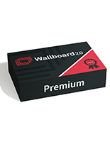 Wallboard digital display software with interactive touch screen content