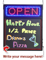 Open LED Sign