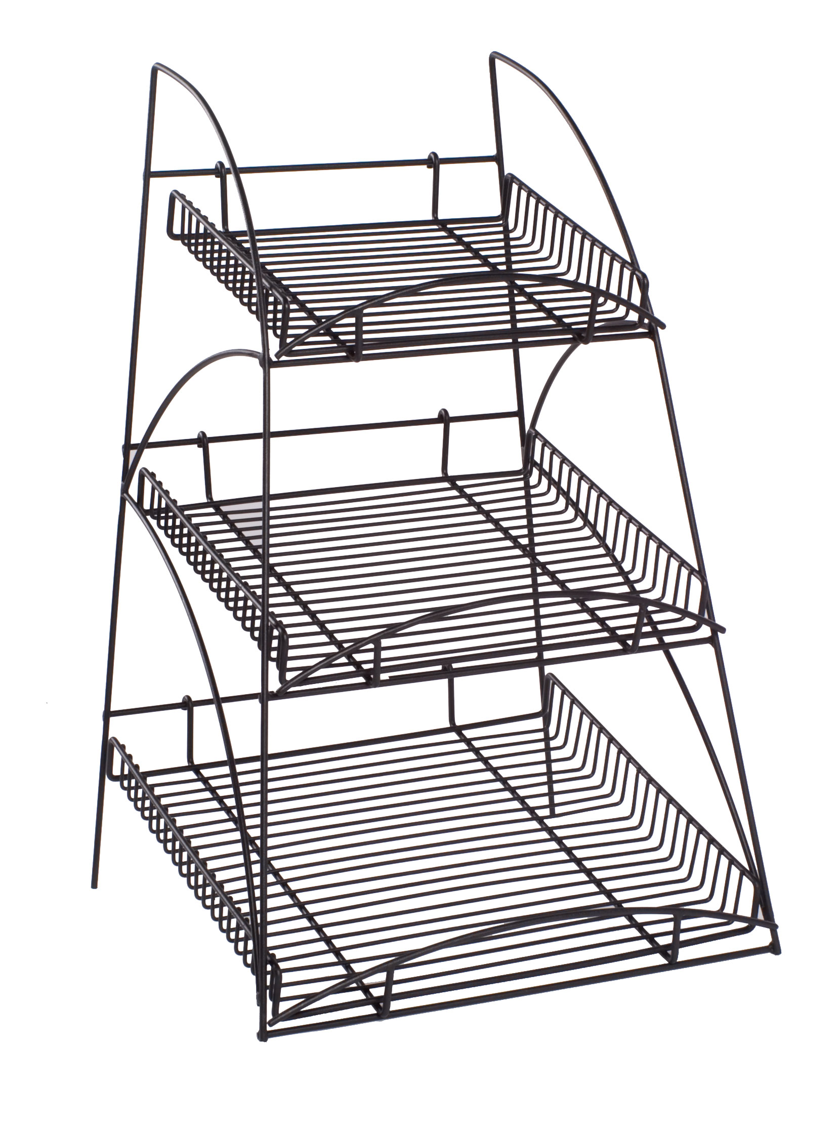 All Purpose Counter Rack This countertop display rack has an open space design for multipurpose ...