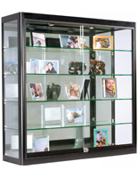 LED Wall Display Cabinet, Double Z-Bar Mounting