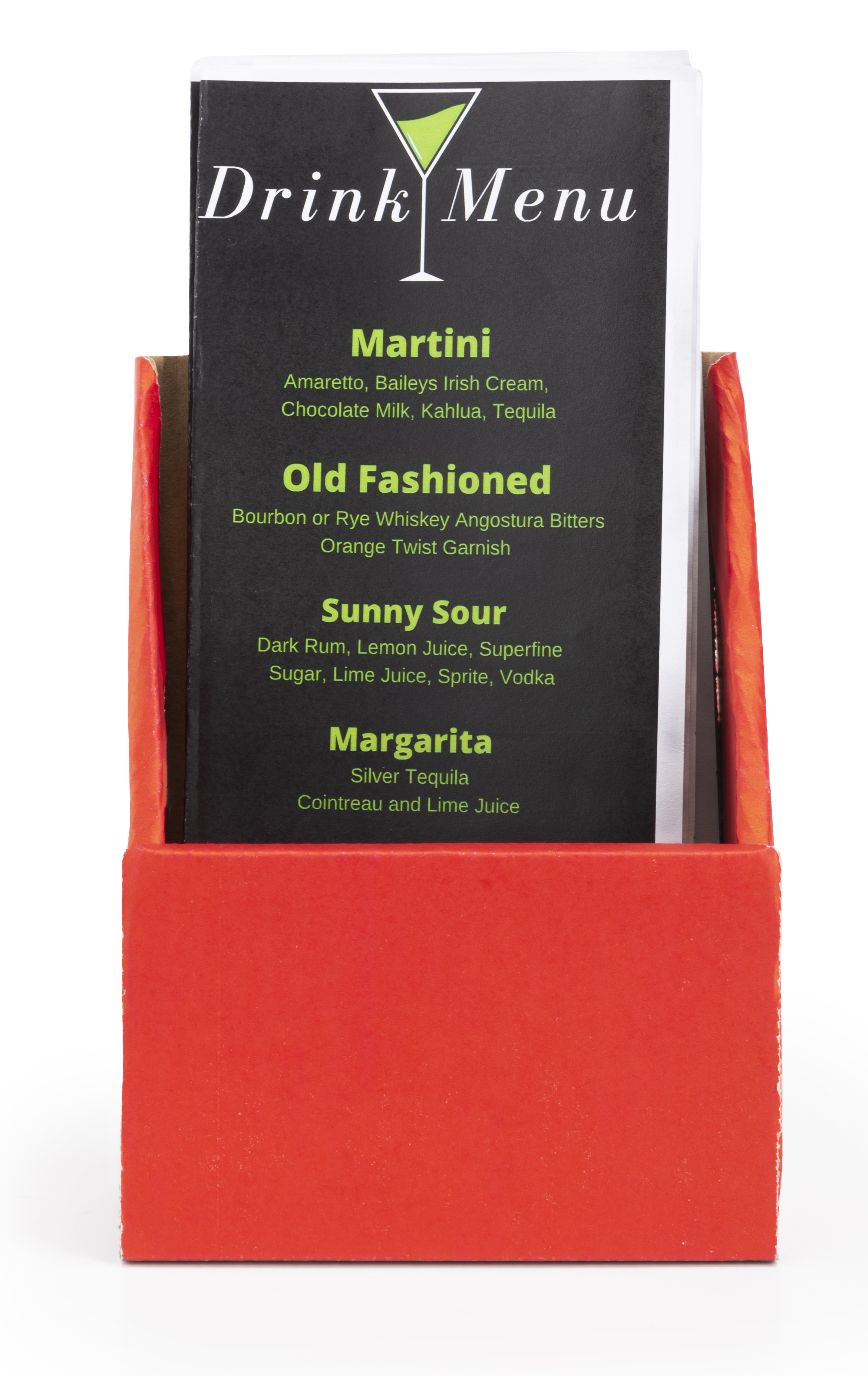 Cardboard Brochure Holder, 4"w, Tabletop, Ships Flat 50 Per Pack - Image 2