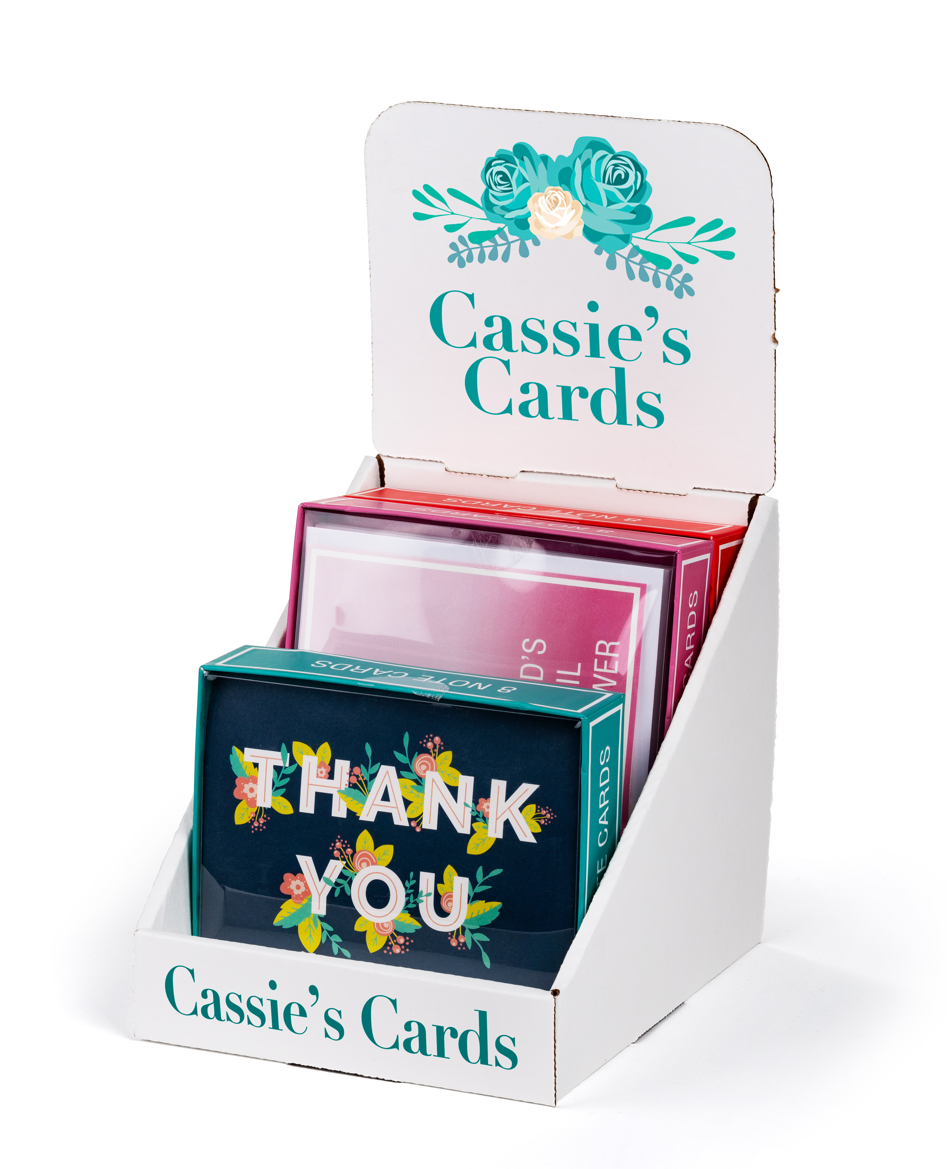 Custom 2-Tier Cardboard CD Display| Full-Color UV Printing | Displays2Go