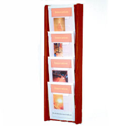 wooden magazine rack