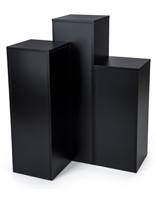 Wooden 3-Piece Pedestal Cubes