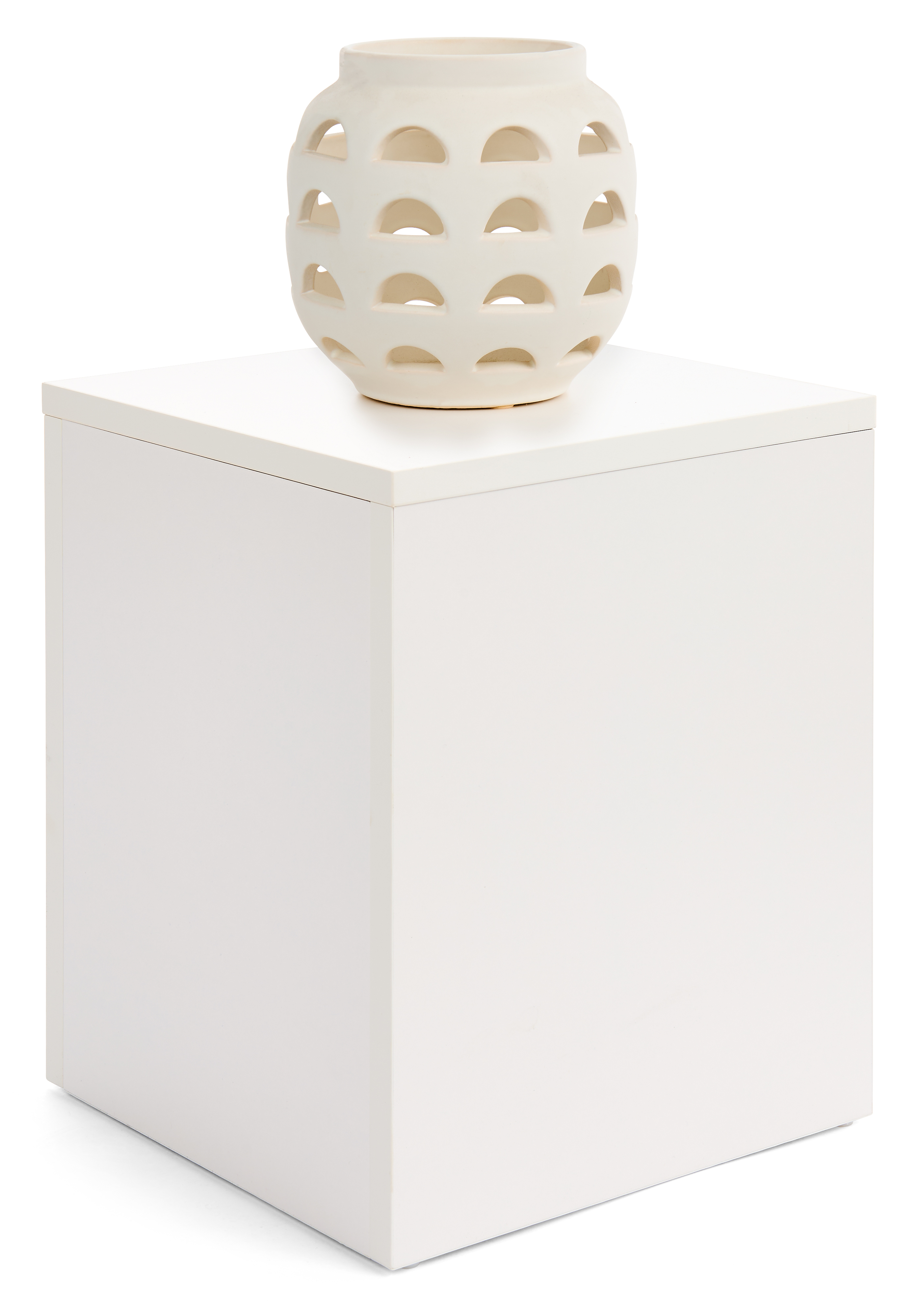 Floor Standing Pedestal, Square Top, Melamine - Multiple Colors - Image 2