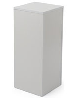 Details about   Gloss White Laminate Rectangular Pedestal 5 Sided Box 8x8x8 