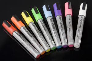 Wet Erase Markers in Neon Colors