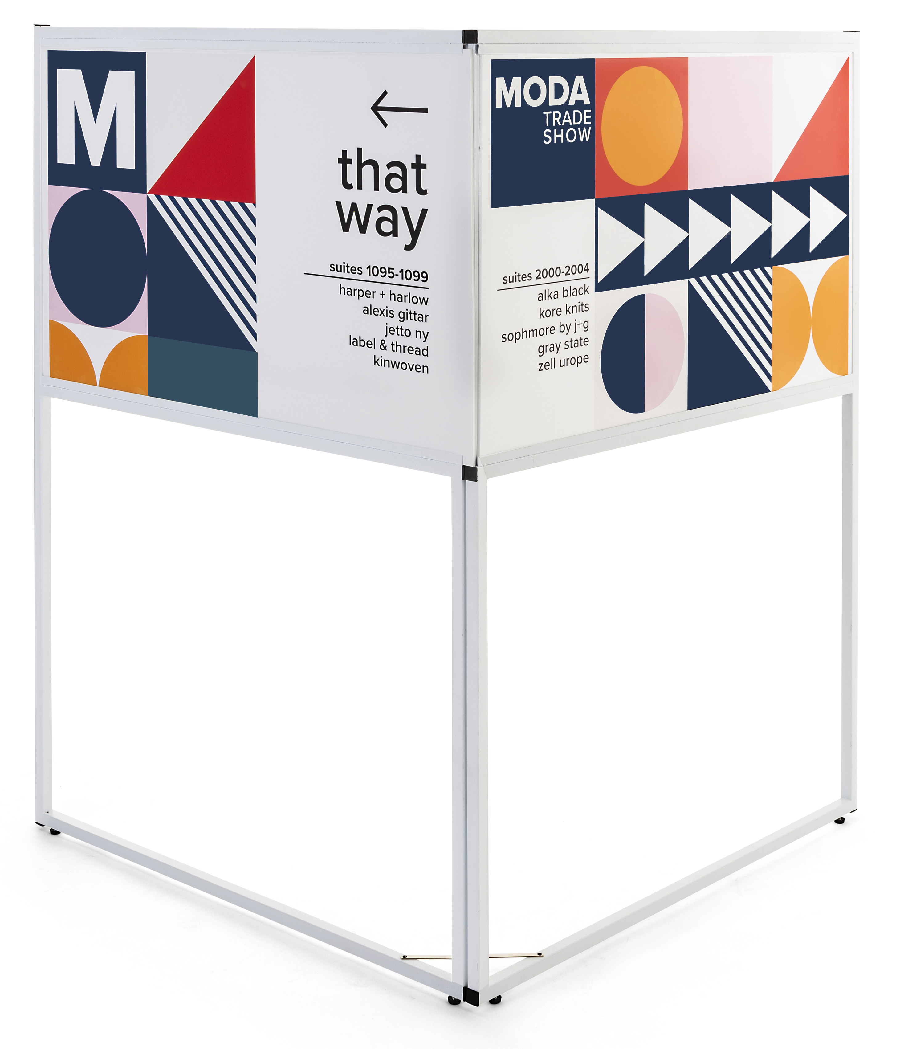 Free Standing Corner Sign Frame | Two Individual Printing Areas ...