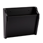 High fronts single pocket wooden wall file holder