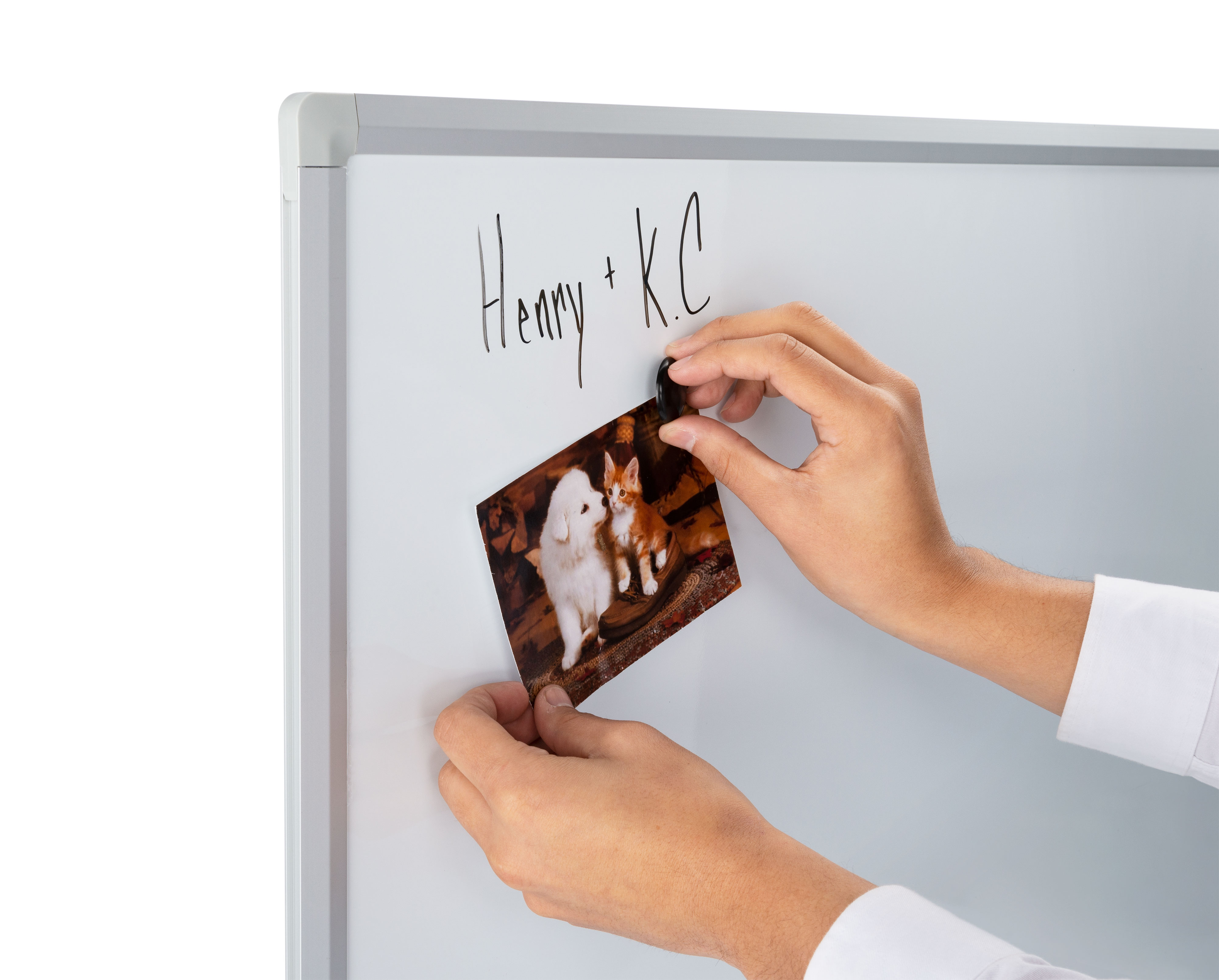 ホワイトボード Non-Magnetic Melamine Dry-Erase Whiteboard, 24